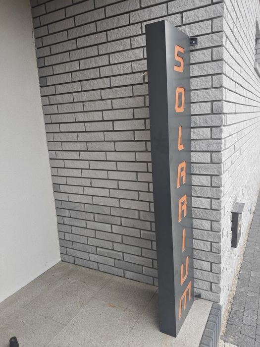 Reklama świetlna kaseta dibont Solarium