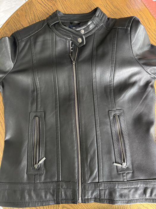 Kurtka ze skóry Tommy Hilfiger