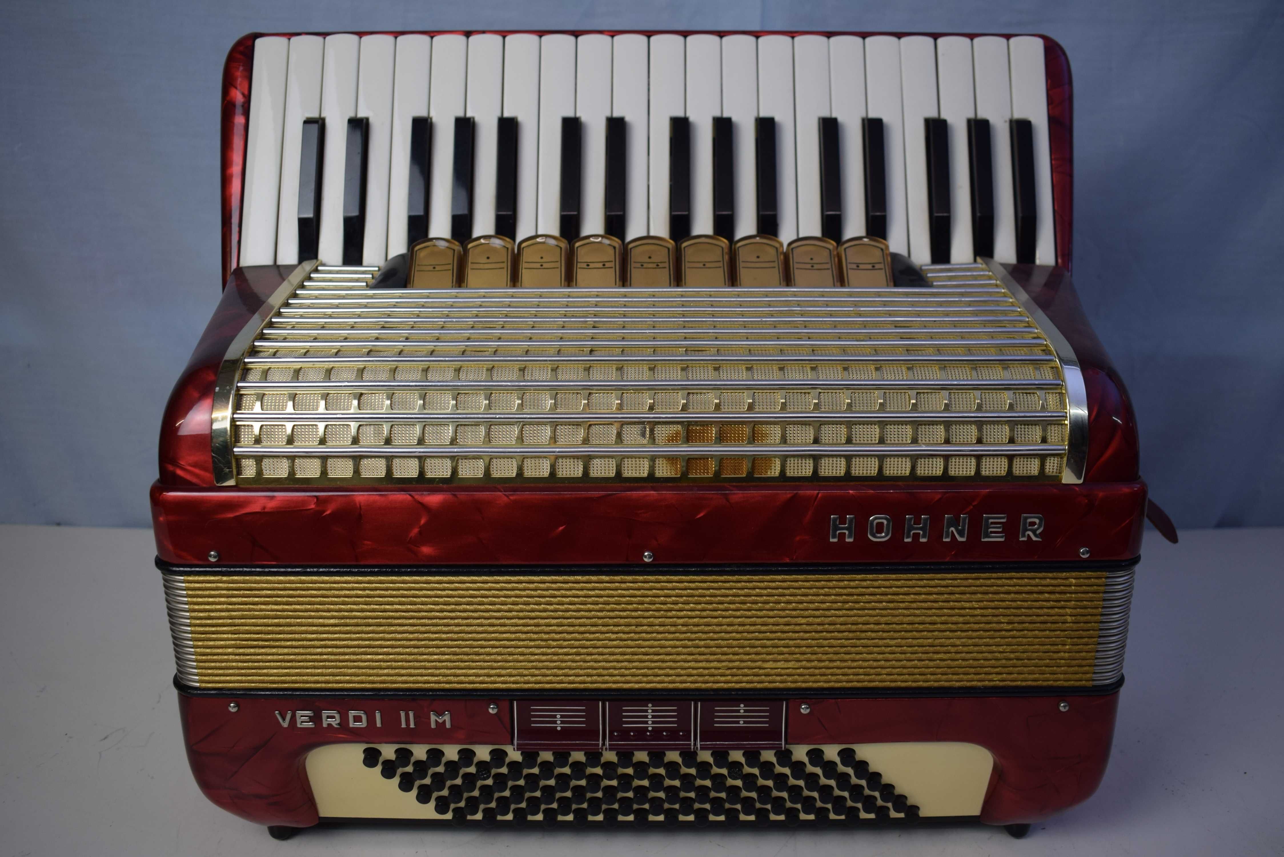 Acordeao hohner Verdi II M 3  Voz,  96 Baixos N .216