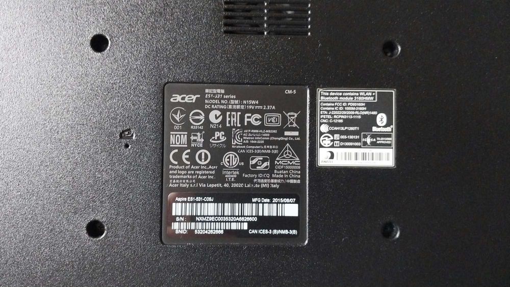 Ноутбук Acer Es1-531