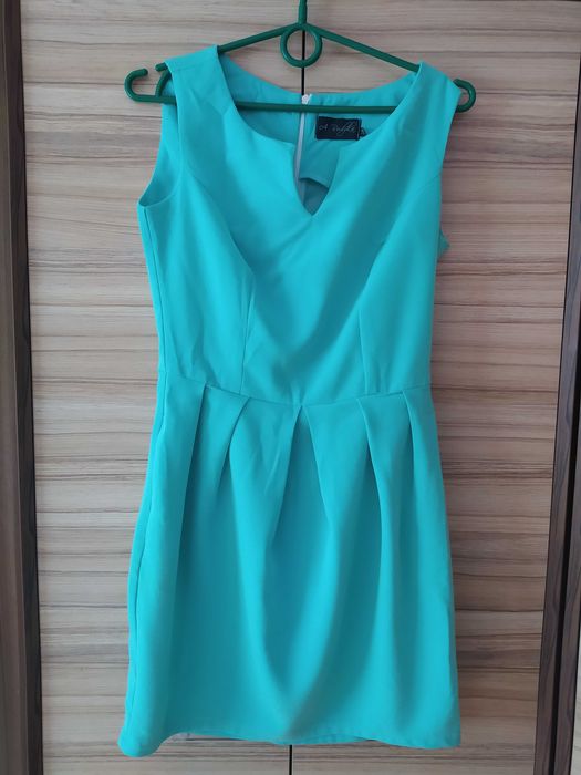 Suknia sukienka letnia miętowa rozmiar 36