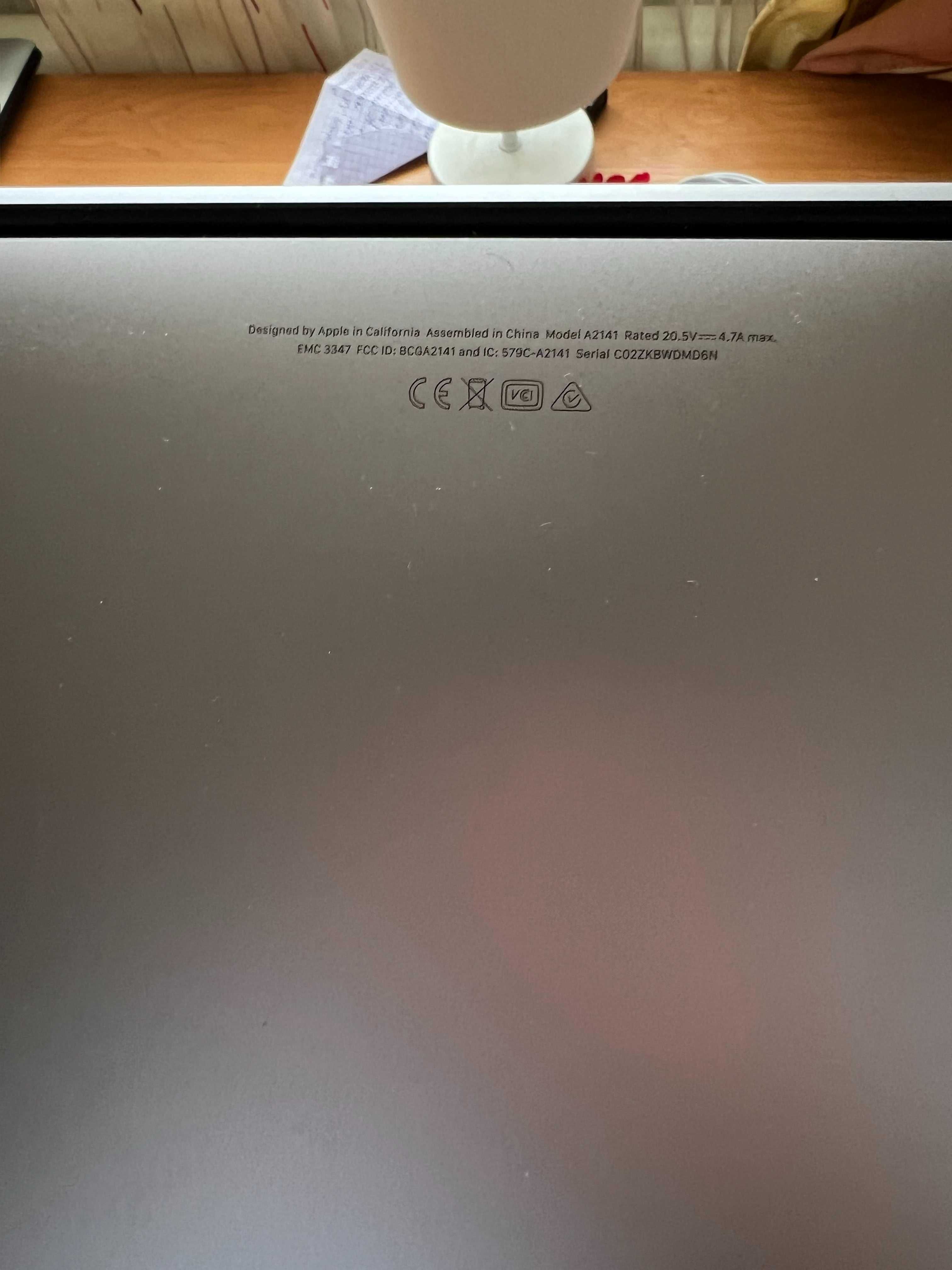 MacBook 16” 2019 A2141 1Tb, 16 Gb, intel i9 2.3 hz 8 core