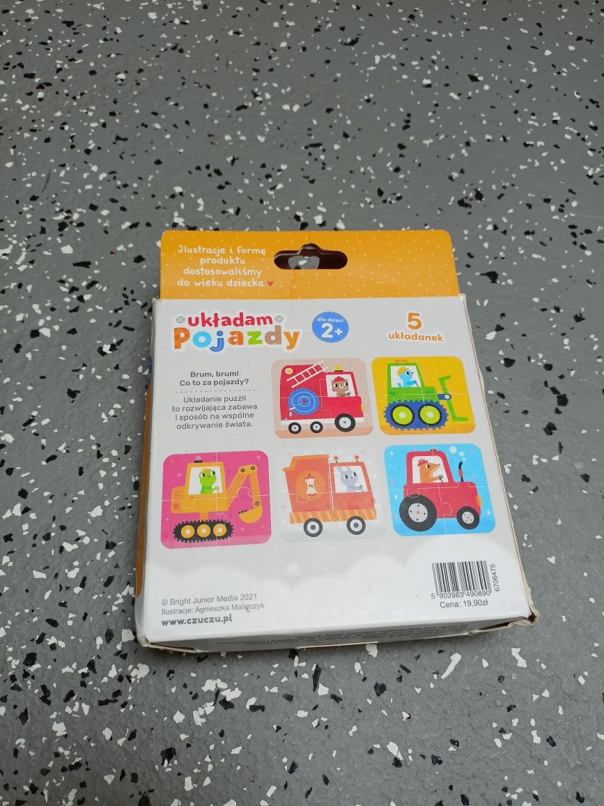 Puzzle czuczu pojazdy