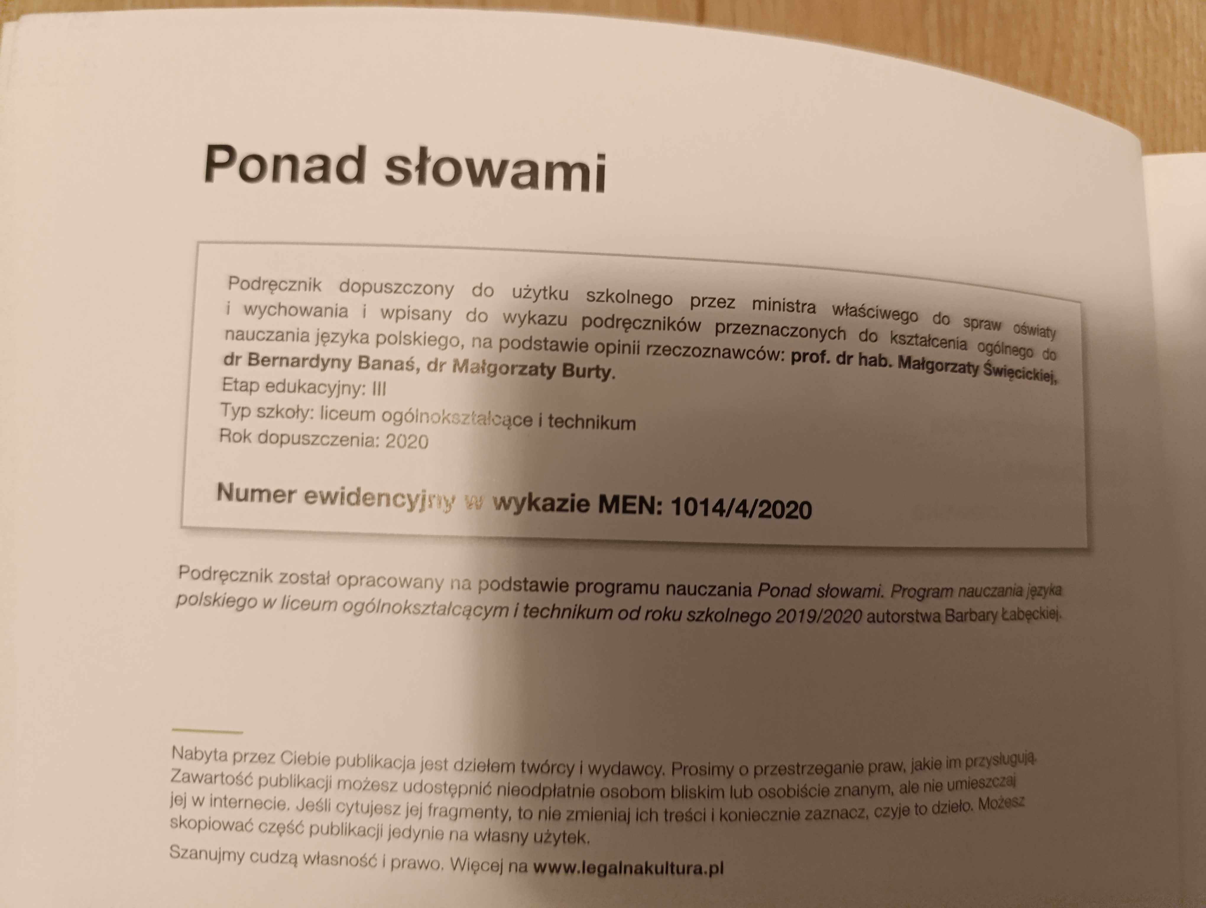 Ponad słowami 2 cz. 1 i 2