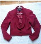 BONPRIX Marynarka damska bordowa R.34 ( XS)