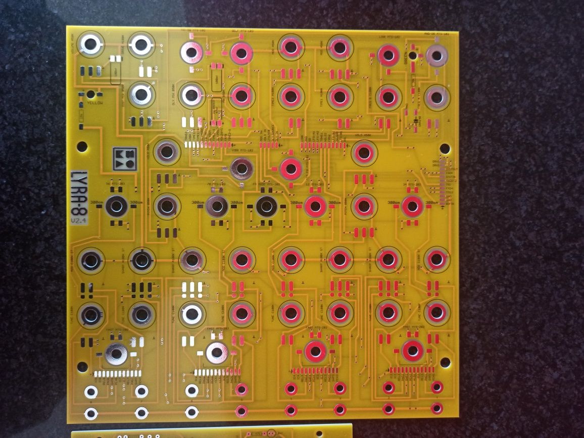Sintetizador LYRA 8 PCBs + IC raro , DIY kit