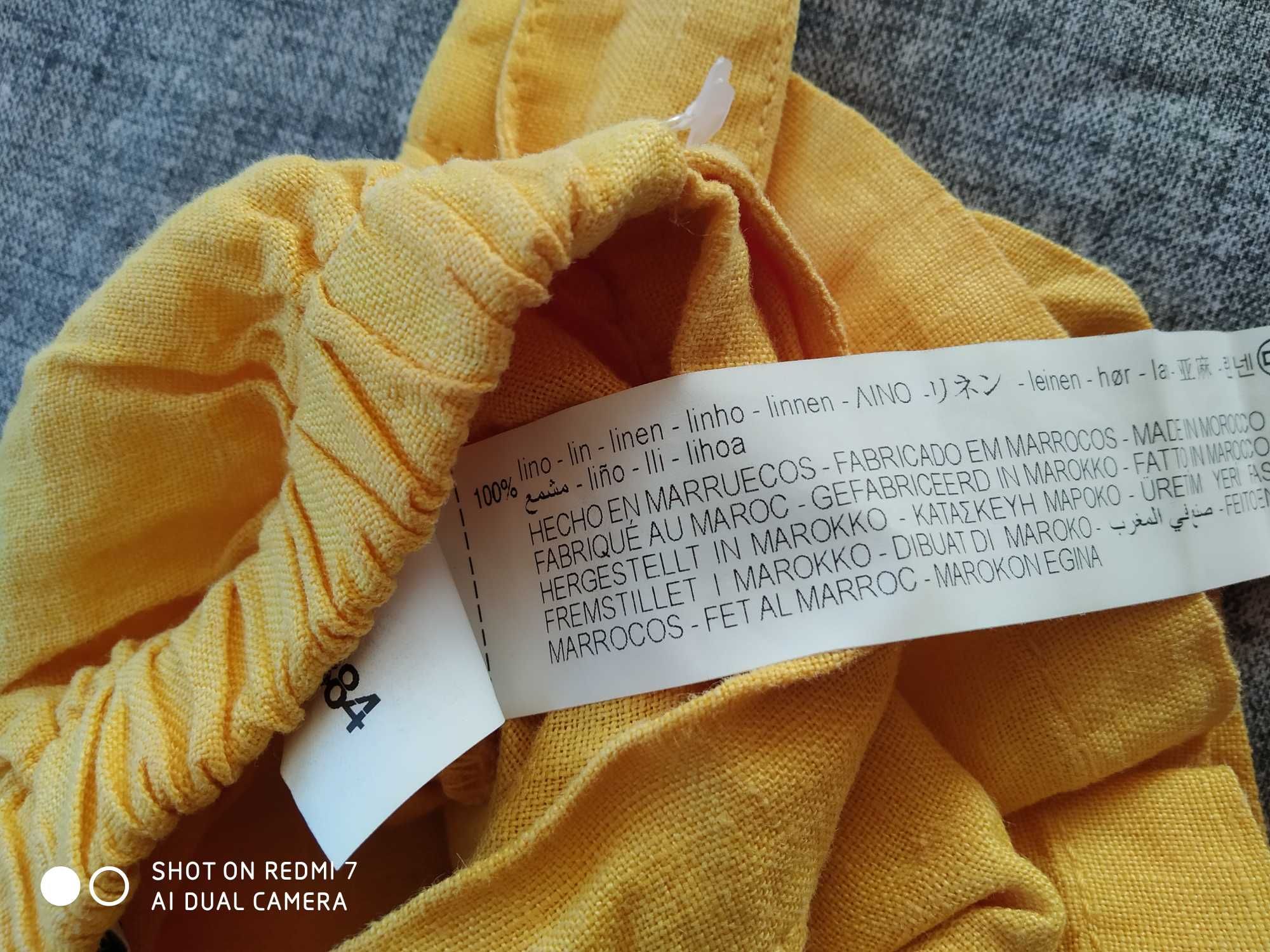 Szorty niemowlęce dla dziewczynki nowe rozm 80cm[9-12mies]Zara