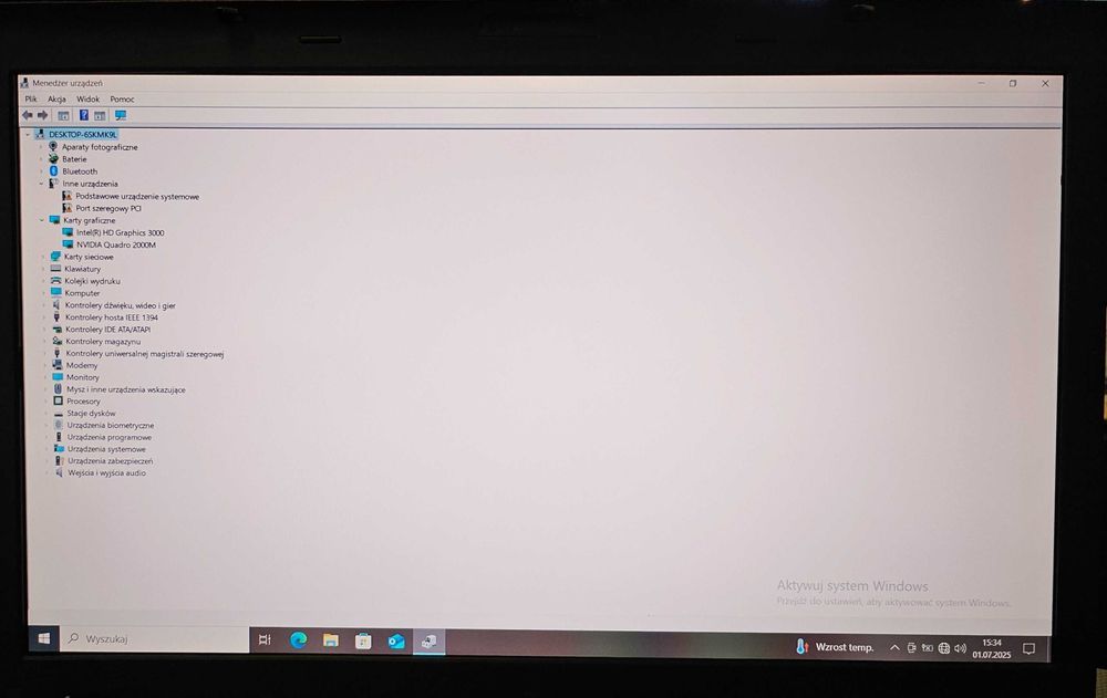 A113] Laptop Lenovo ThinkPad W520 i7-2820QM 16GB3 256GB SSD