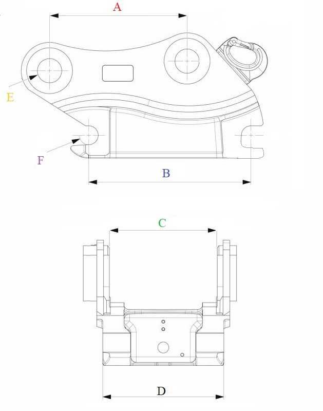 Szybkozłączka  Volvo JCB Komatsu CAT Volvo Takeuchi Doosan Kubota Case
