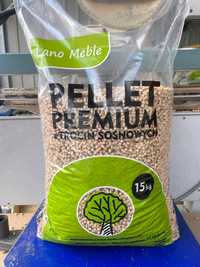 Pellet z trocin sosnowych pakowany po 15 kg A1 od ręki