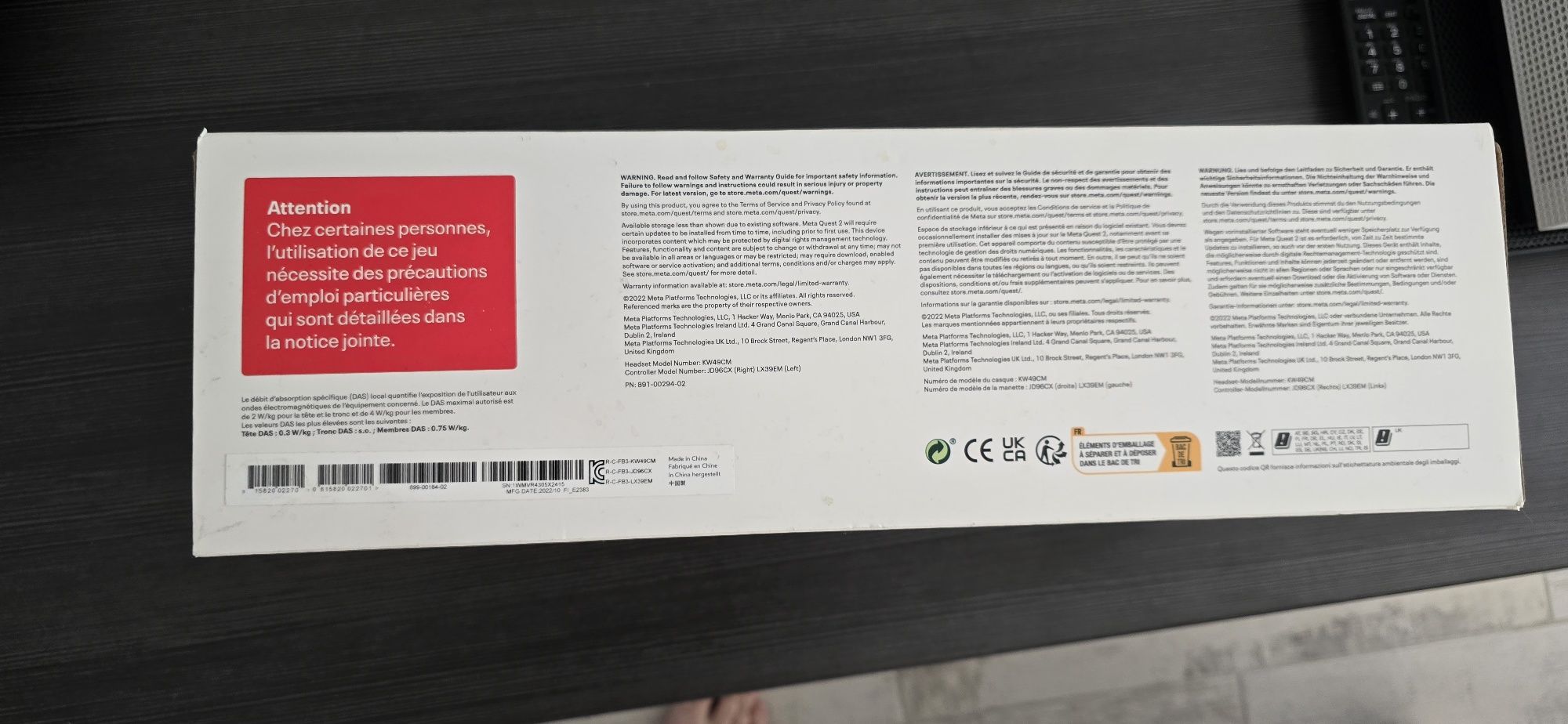 Oculus quest 2 128GB