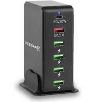 Ładowarka sieciowa Feegar Tower 86W 6x USB Typ C