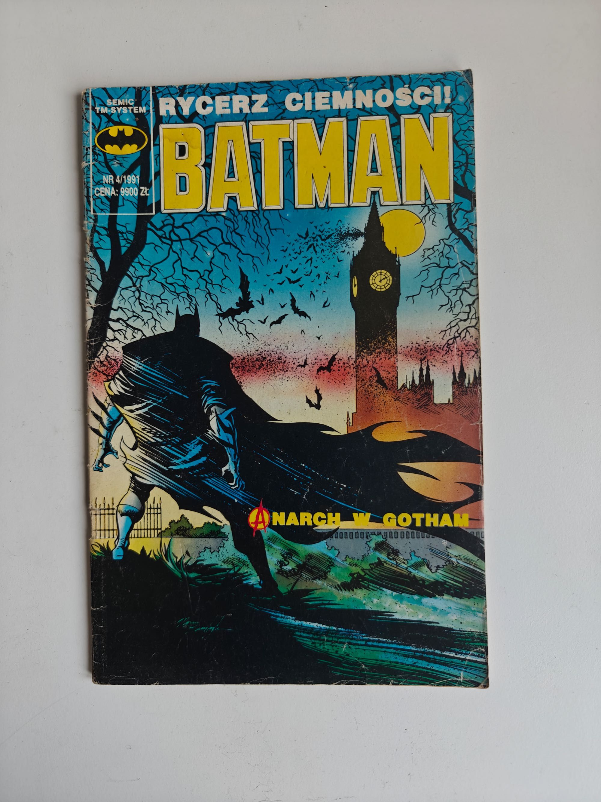 Komiks Batman Rycerz Ciemności Anarch w Gotham + gratis (1991)
