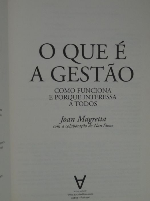 O Que é a Gestão? de Joan Magretta