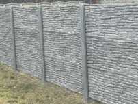 Ogrodzenia  betonowe, płot betonowy