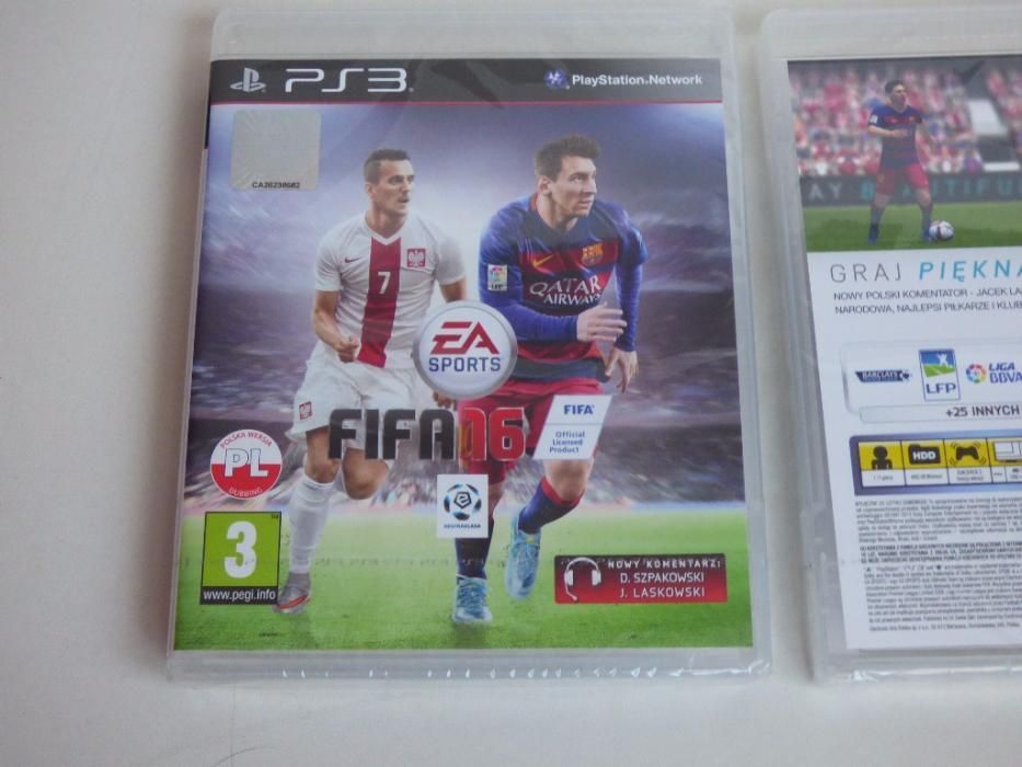 Fifa 16 2016 PS3 nowa folia wersja PL