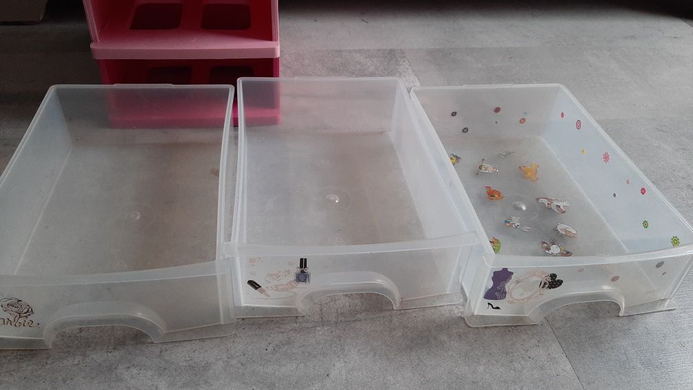 Organizer Barbie szuflady box pudelko