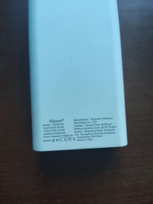 Powerbank 20000Mah