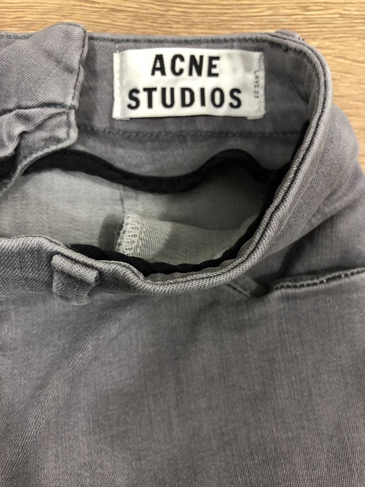 Acne Studios Skin Grey roz. W23 L32 damskie dżinsy premium