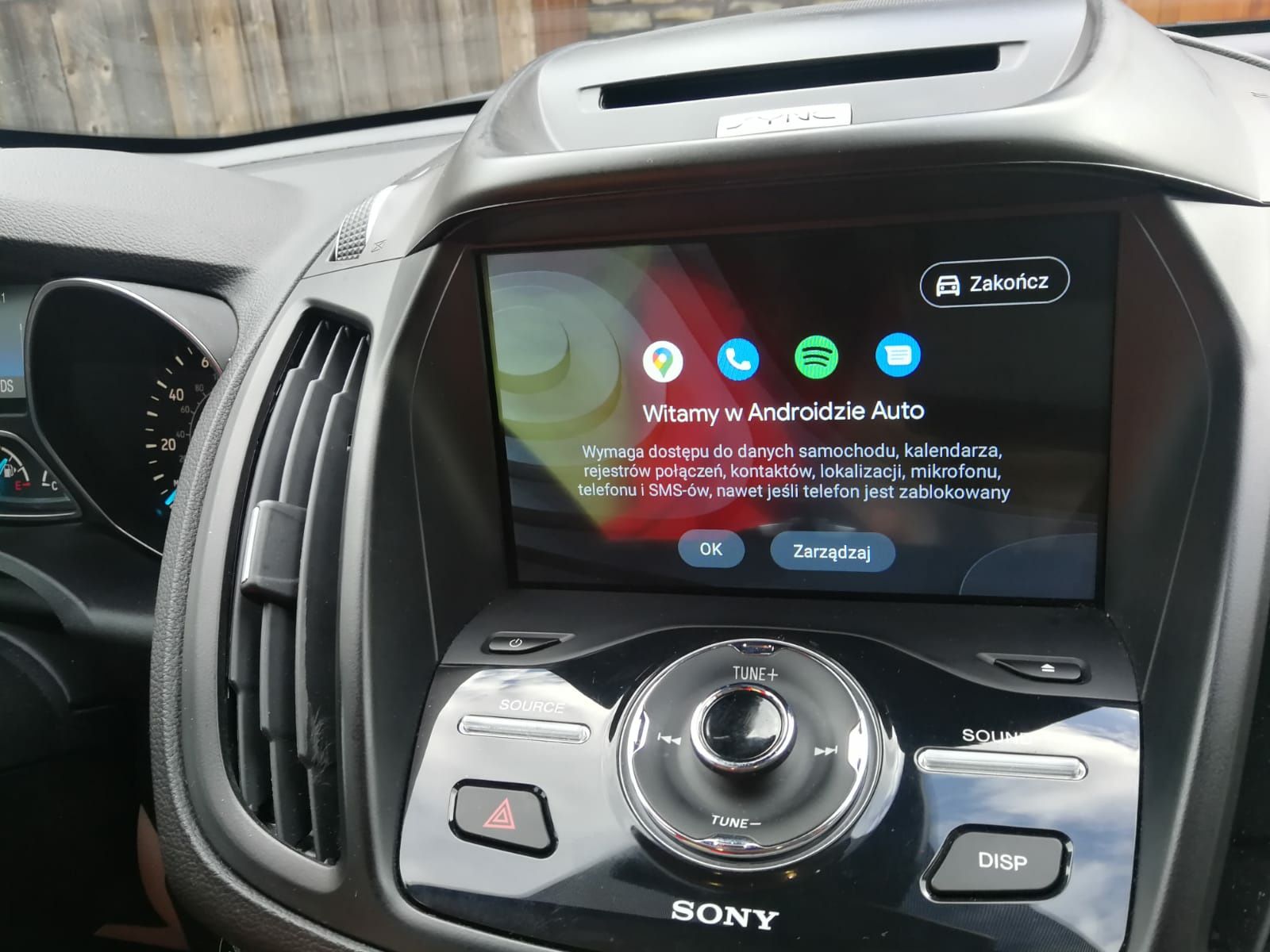 Polskie menu lektor MAPY Carplay Android Auto AUDI BMW VW Ford Kia