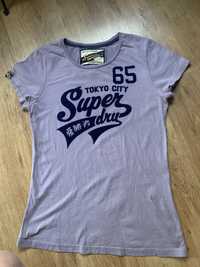 Koszulka Superdy logo zamszowe limited edition