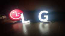 Logo świecące led LG