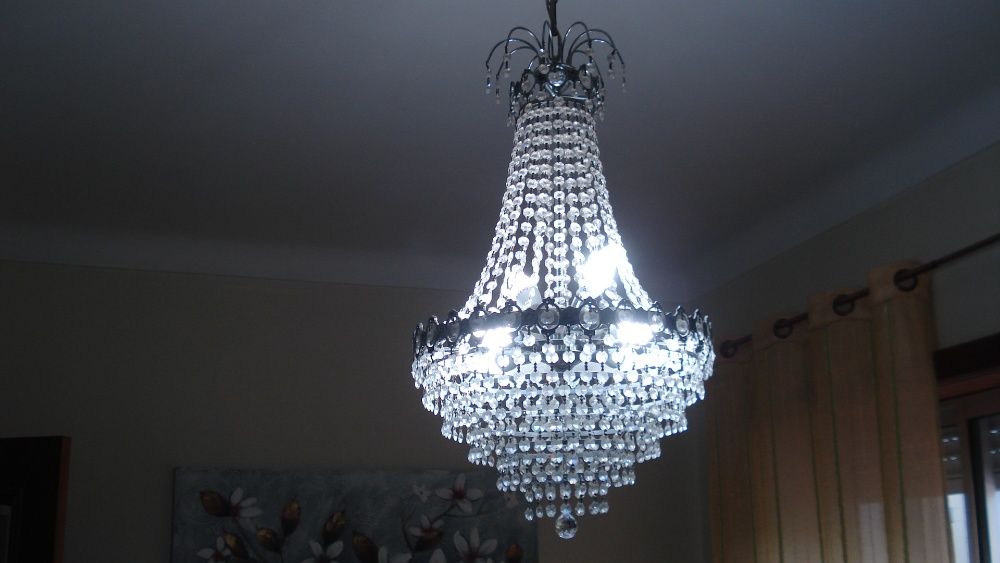 Lustre meio cristal