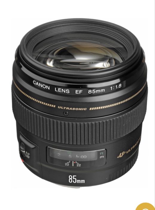 Lente canon 85mm 1.8 EF