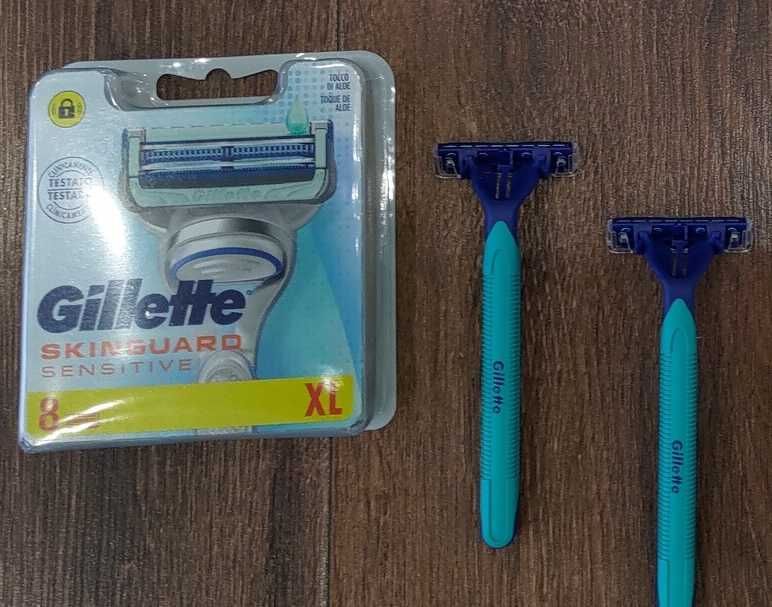 Wkłady Gillette Siknguard Sensitive 8szt głowiczek + GRATISY
