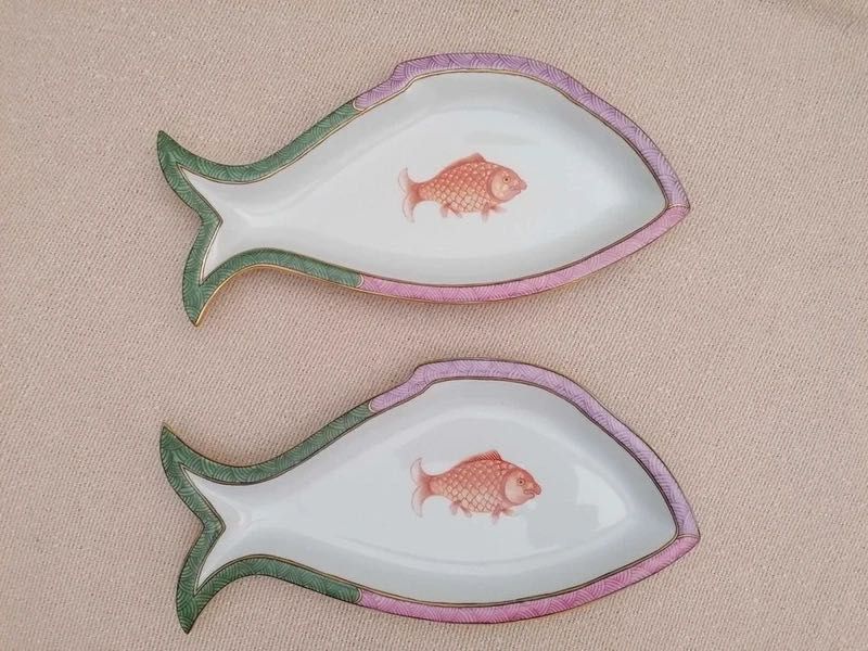 Par de Covilhetes Peixe Coleção Museu Arte Antiga, Vista Alegre