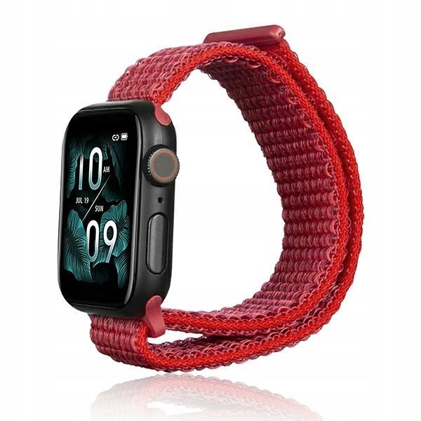 Pasek Beline Nylon Apple Watch 38 / 40 / 41 / 42 mm czerwony