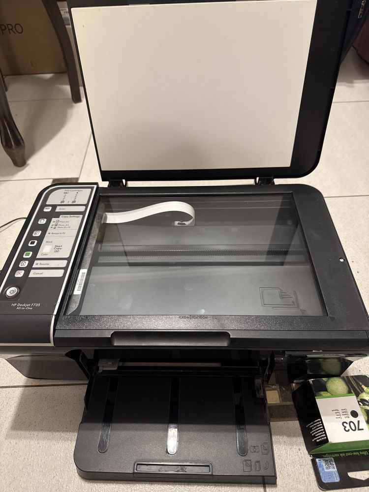 HP Deskjet F735 all in one drukarka atramentowa skaner ksero