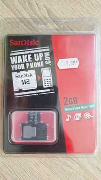 Nowa karta SanDisk M2 2GB z adapterem