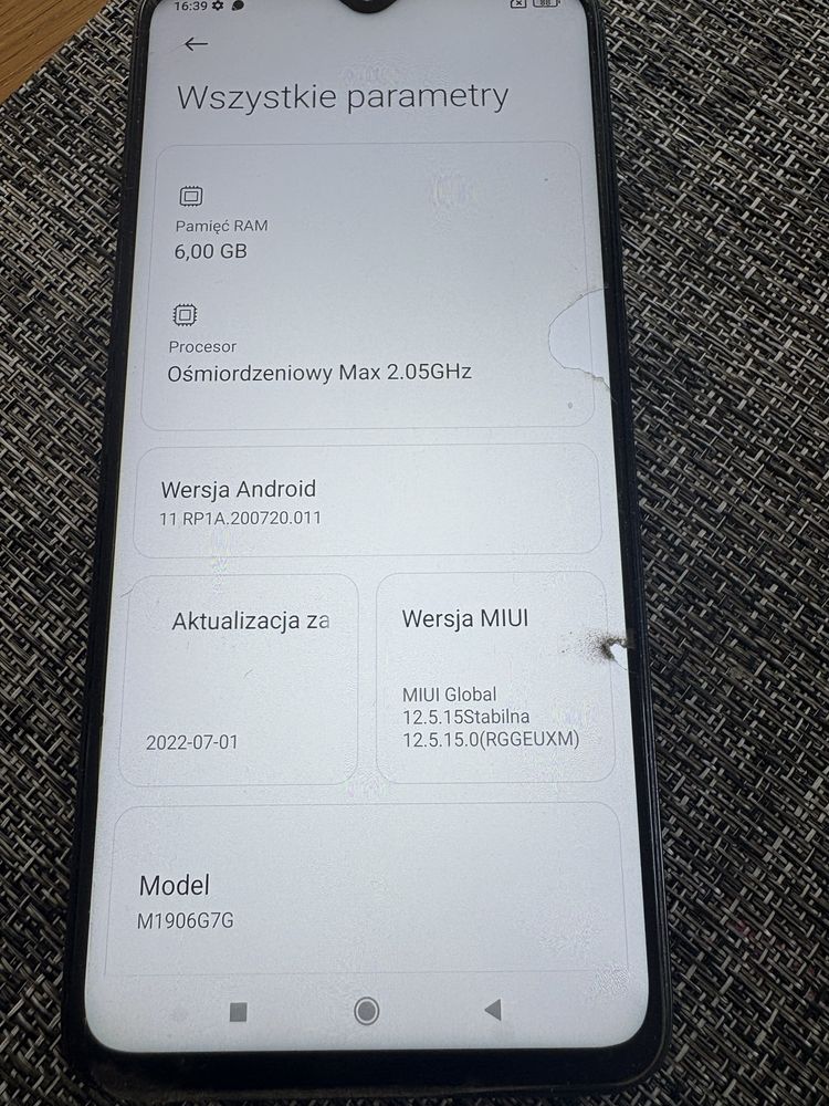 Telefon xiaomi redmi note 8 pro