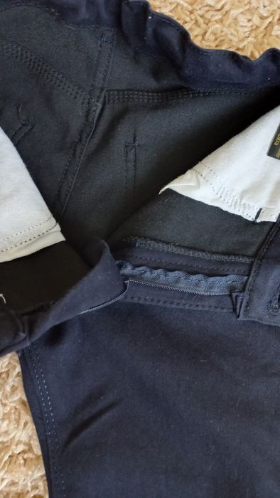 Брюки в школу её а мальчика  синий цвет хлопок