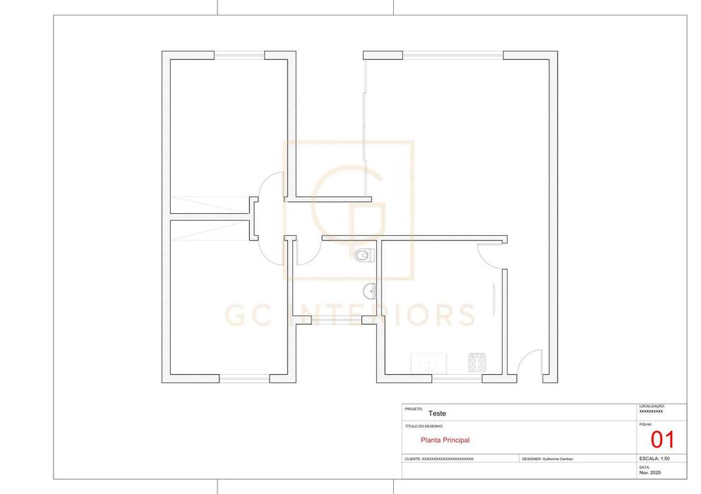 Desenhador de Projetos de Arquitetura – Plantas, Cortes, Alçados, CAD