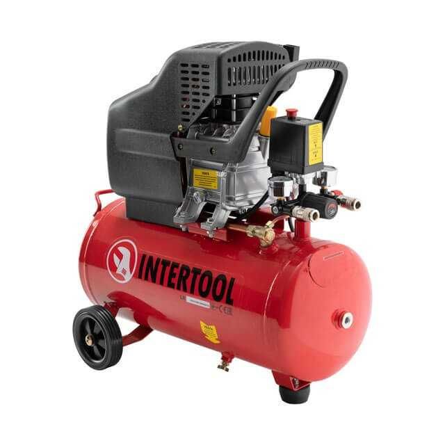 Компрессор Intertool PT-0009  206 л./мин./52мм. Без ПРЕДОПЛАТ!! МЕДЬ!!