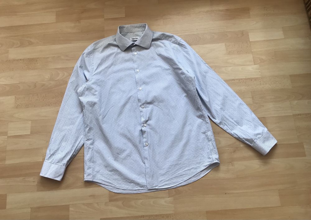 Оригінальна стильна чоловіча сорочка, рубашка Calvin Klein 50-52 роз