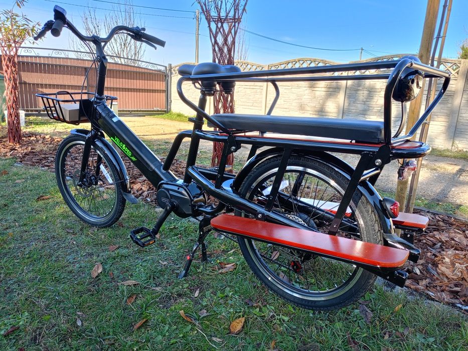 Rower elektryczny velo6ped cargo transportowy
