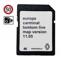 RENAULT Cartão SD GPS TomTom LIVE Carminat Mapa + Radares V11.05 2023