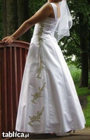 Suknia ślubna elegancka r42 biała