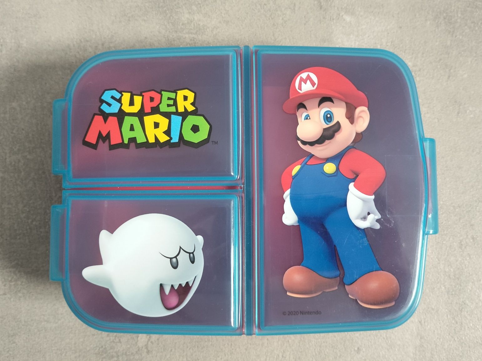 Śniadaniówka /Lunch box /Pudełko na kanapki z przegródkami Super Mario