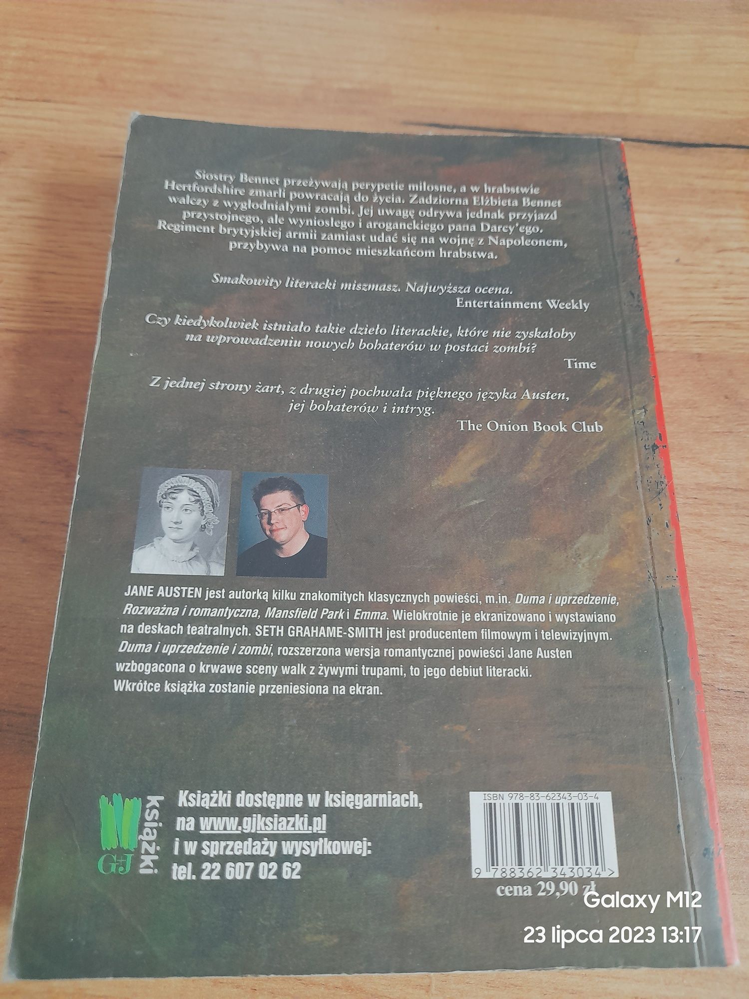 Duma i uprzedzenie i zombi - Jane Austen i Seth Grahame-Smith