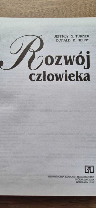 Rozwój człowieka - Jeffrey S. Turner Donald B. Helms