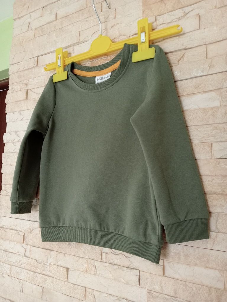 Bluzki, bluzy chłopięce z długim rękawem, zestaw, komplet bluz, r. 86