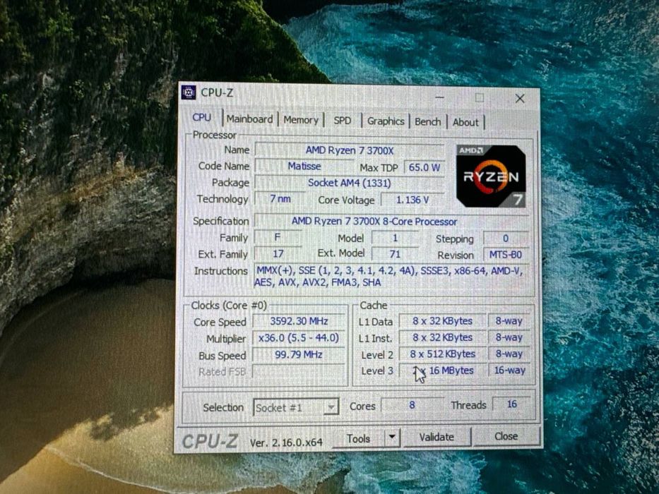 ПК Ryzen 3700X +32Gb/500Gb ssd