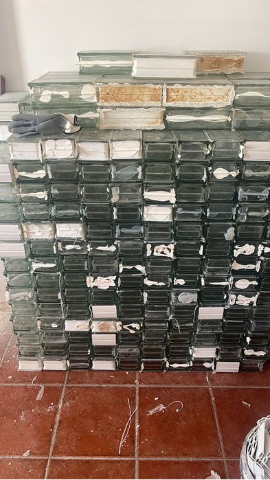 Blocos de Vidro 23,5x11,5x8cm