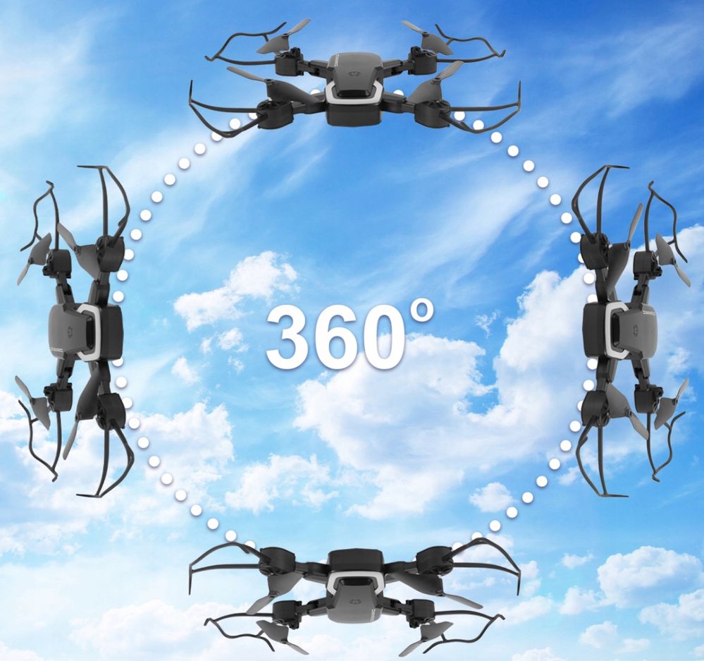 Dron z Kamerą Kamera Zdalnie Sterowany Akumulator Walizka Dla Dzieci