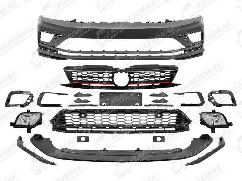 Бампер передній VW JETTA, 08.2014 - 01.2018  GLI комплект