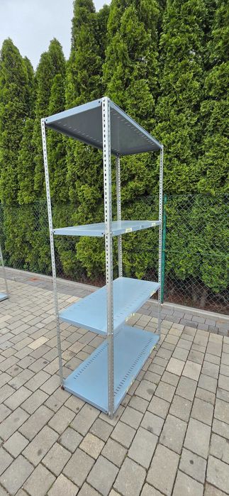 Regał skręcany wolnostojący metalowy półka50x100cm / 200cm wys 4 półki
